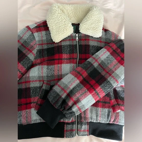 Wild Fable Plaid winter jacket